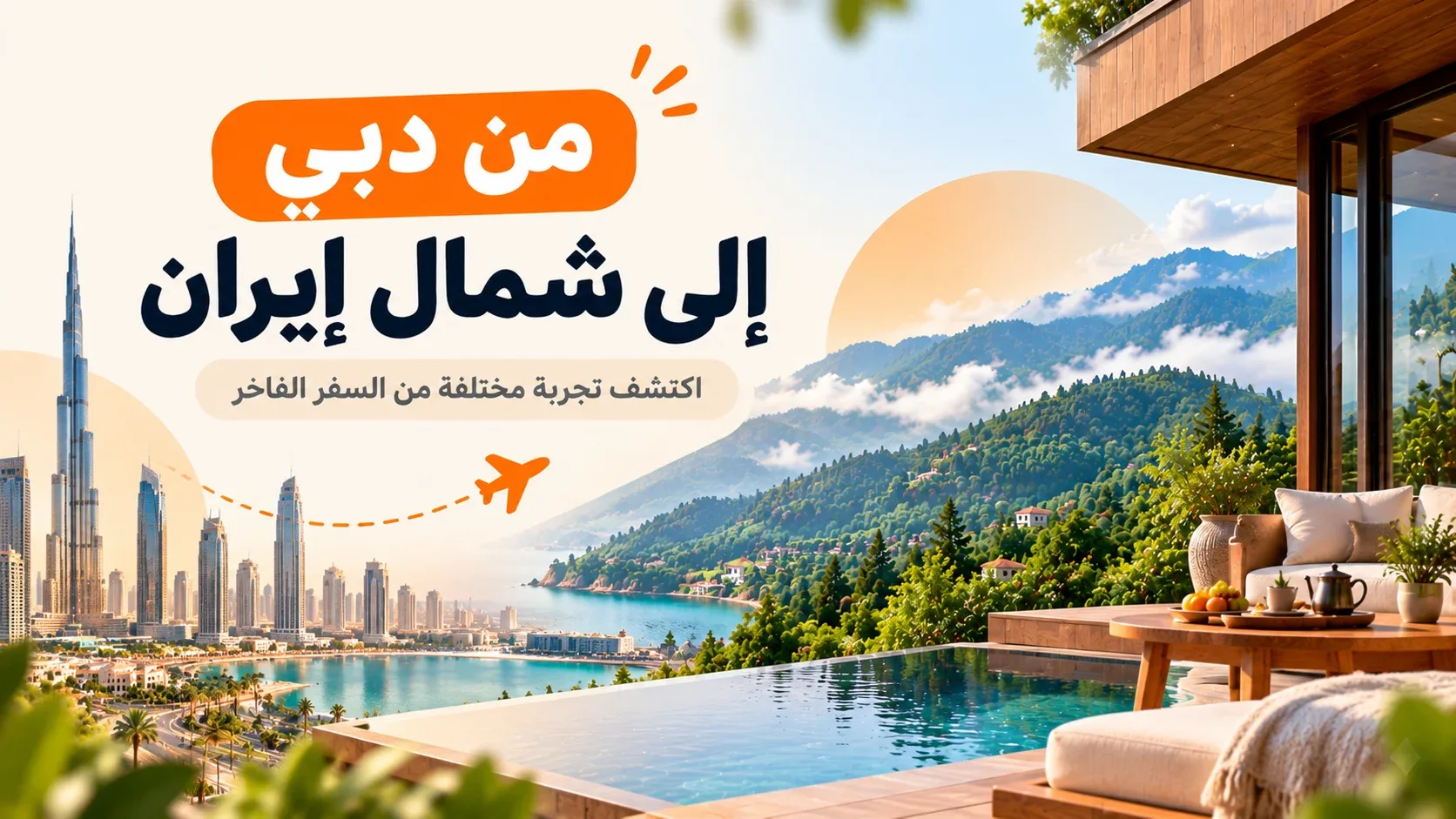 من دبي إلى شمال إيران: تجربة مختلفة من السفر الفاخر
هل تبحث عن تجربة سياحية تجمع بين الطبيعة الساحرة والرفاهية بعيدًا عن